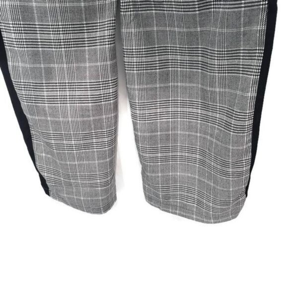 NEW Hot Kiss Plaid Pants Tuxedo Stripe Black White‎ Juniors Size 5 NWT School - Picture 5 of 6